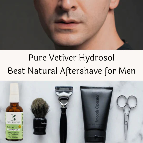 Pure Vetiver Hydrosol - Best Natural Aftershave for Men