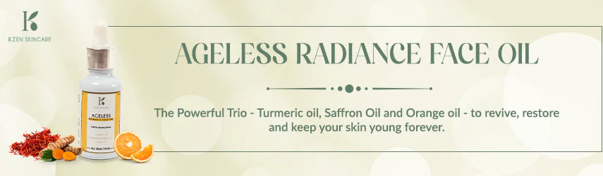 The Powerful Trio - Turmeric Oil, Saffron Oil And Orange Oil - To Revive, Restore And Keep Your Skin Young Forever.